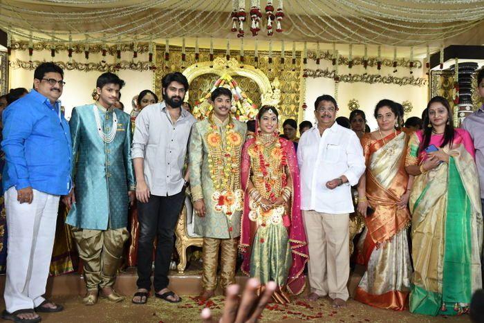 Tollywood Celebs at Producer C Kalyan Son Wedding Photos
