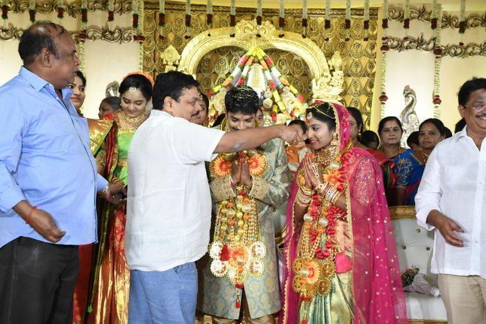 Tollywood Celebs at Producer C Kalyan Son Wedding Photos