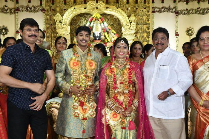 Tollywood Celebs at Producer C Kalyan Son Wedding Photos