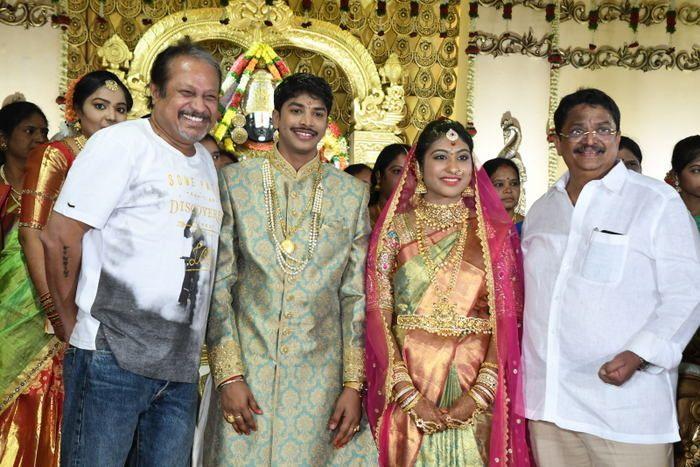 Tollywood Celebs at Producer C Kalyan Son Wedding Photos