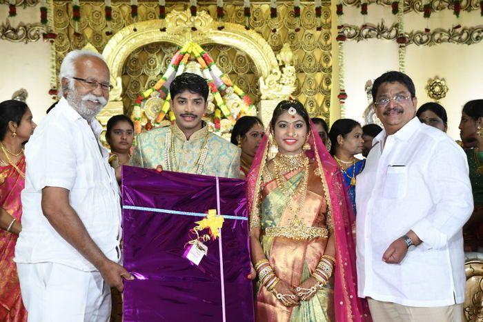 Tollywood Celebs at Producer C Kalyan Son Wedding Photos