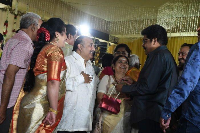 Tollywood Celebs at Producer C Kalyan Son Wedding Photos