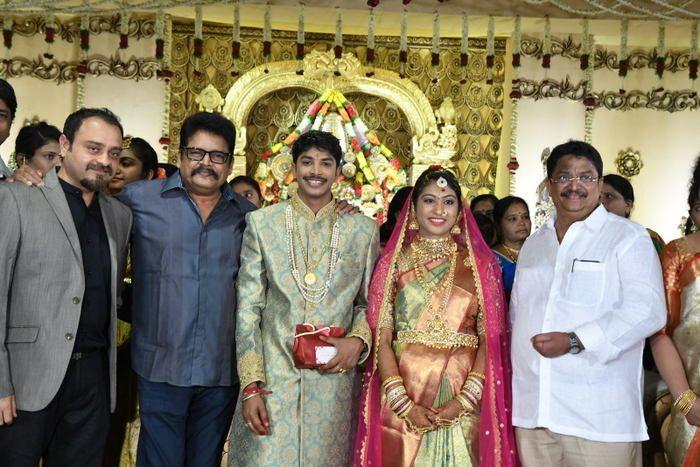 Tollywood Celebs at Producer C Kalyan Son Wedding Photos