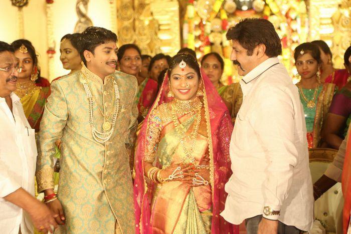 Tollywood Celebs at Producer C Kalyan Son Wedding Photos