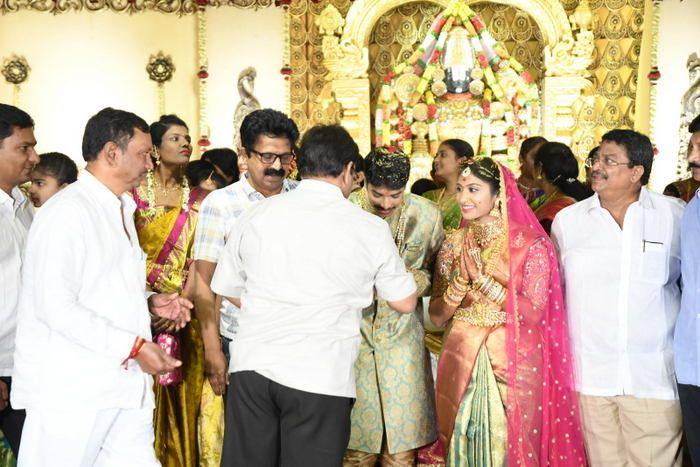 Tollywood Celebs at Producer C Kalyan Son Wedding Photos
