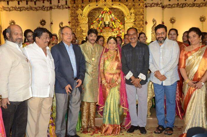 Tollywood Celebs at Producer C Kalyan Son Wedding Photos