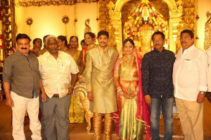 Tollywood Celebs at Producer C Kalyan Son Wedding Photos