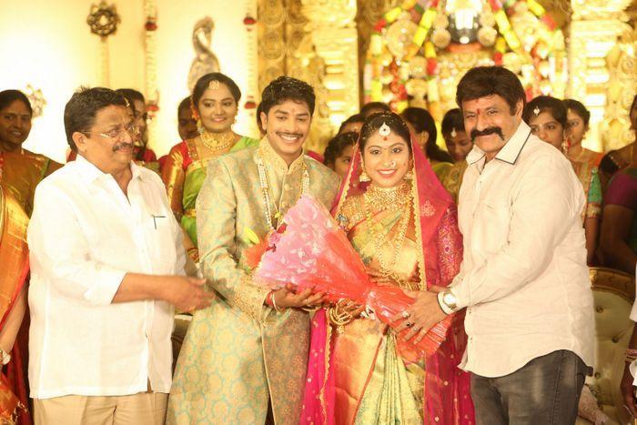 Tollywood Celebs at Producer C Kalyan Son Wedding Photos