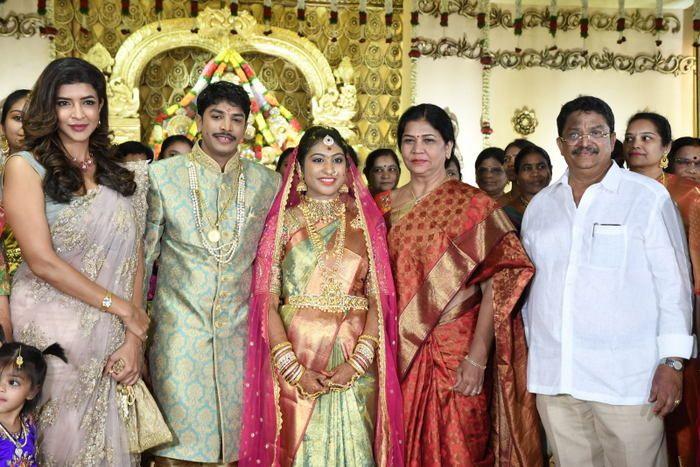 Tollywood Celebs at Producer C Kalyan Son Wedding Photos
