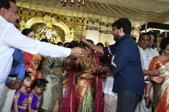 Tollywood Celebs at Producer C Kalyan Son Wedding Photos