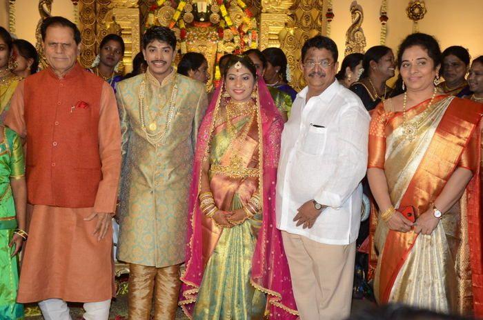 Tollywood Celebs at Producer C Kalyan Son Wedding Photos