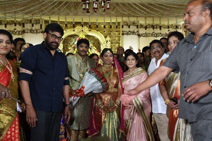 Tollywood Celebs at Producer C Kalyan Son Wedding Photos