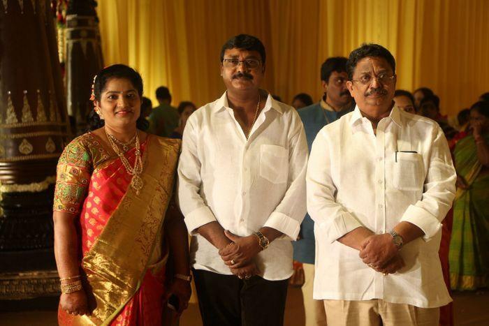 Tollywood Celebs at Producer C Kalyan Son Wedding Photos