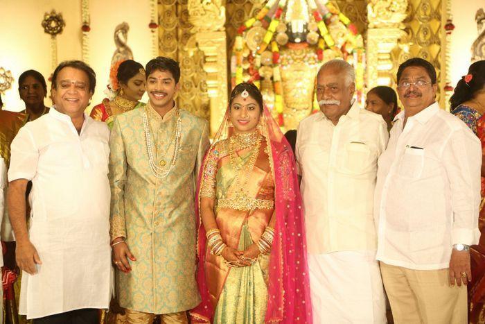 Tollywood Celebs at Producer C Kalyan Son Wedding Photos