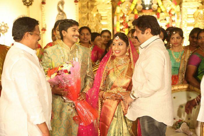 Tollywood Celebs at Producer C Kalyan Son Wedding Photos