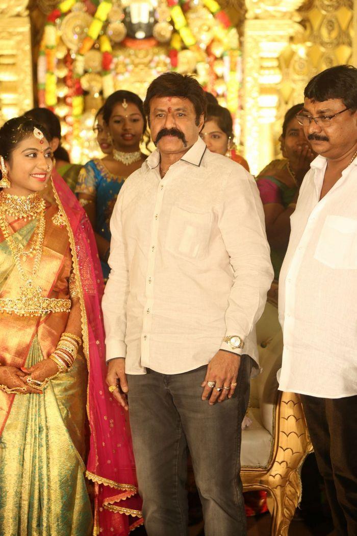Tollywood Celebs at Producer C Kalyan Son Wedding Photos