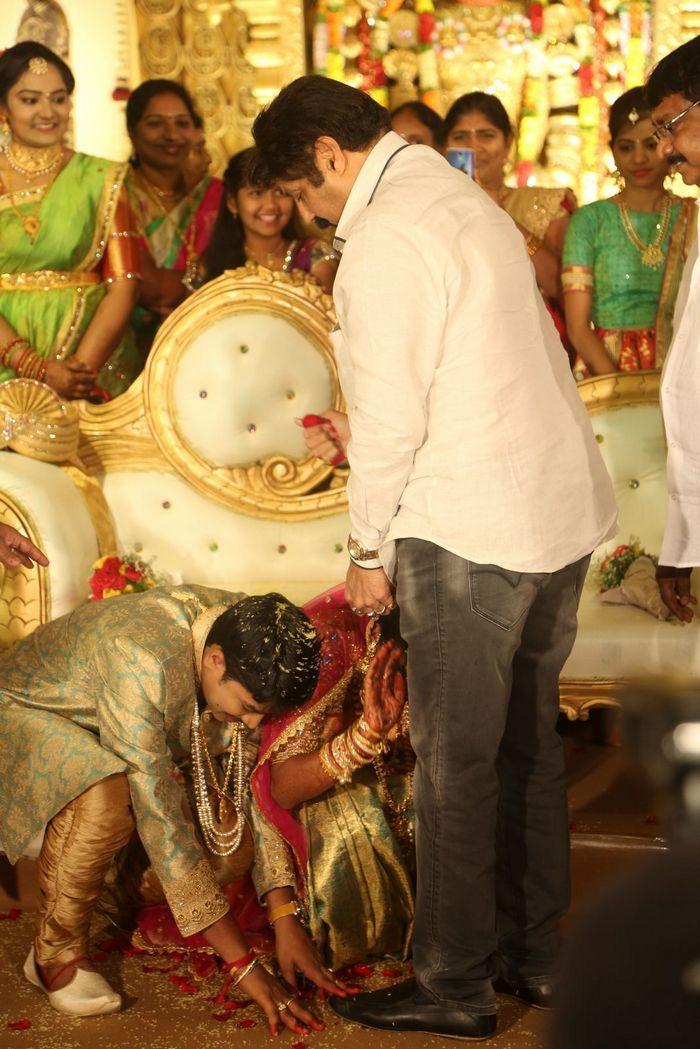 Tollywood Celebs at Producer C Kalyan Son Wedding Photos