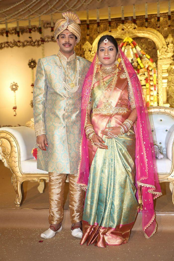 Tollywood Celebs at Producer C Kalyan Son Wedding Photos