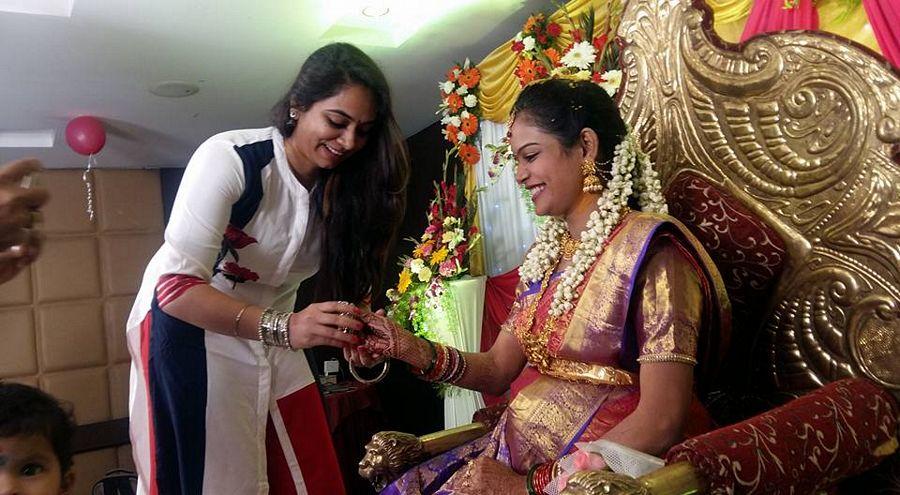 Tv actress Maheswari Baby Shower Function photos