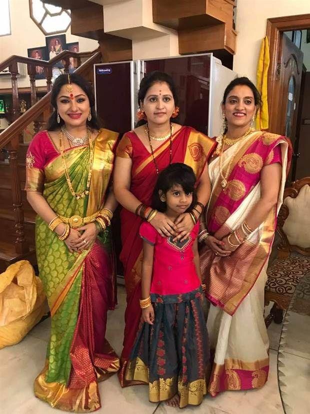 Varamahalakshmi Festival Celebration In Actress Priyanka Upendra House