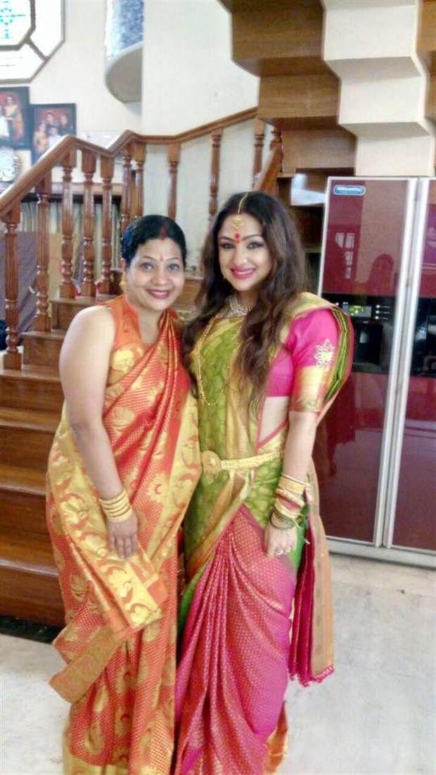 Varamahalakshmi Festival Celebration In Actress Priyanka Upendra House