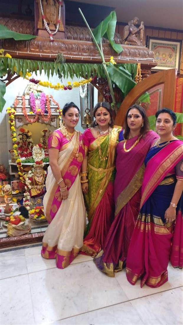 Varamahalakshmi Festival Celebration In Actress Priyanka Upendra House