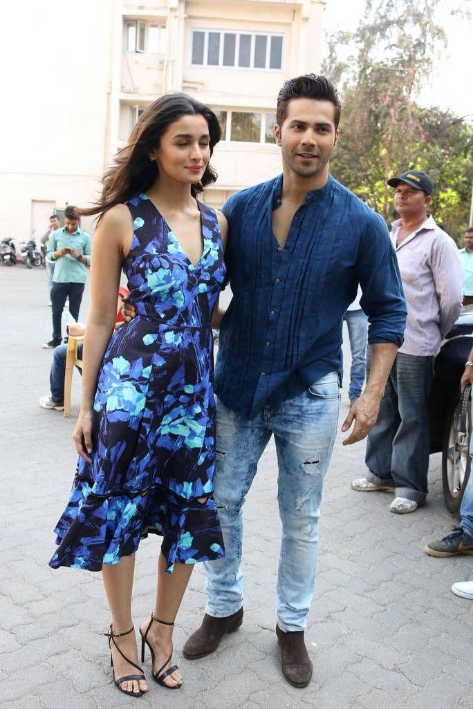 Varun Dhawan & Alia Bhatt Stills At Badrinath Ki Dulhania Promotional Interview