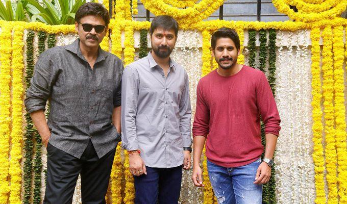 Venkatesh & Naga Chaitanya New Movie Launch Photos