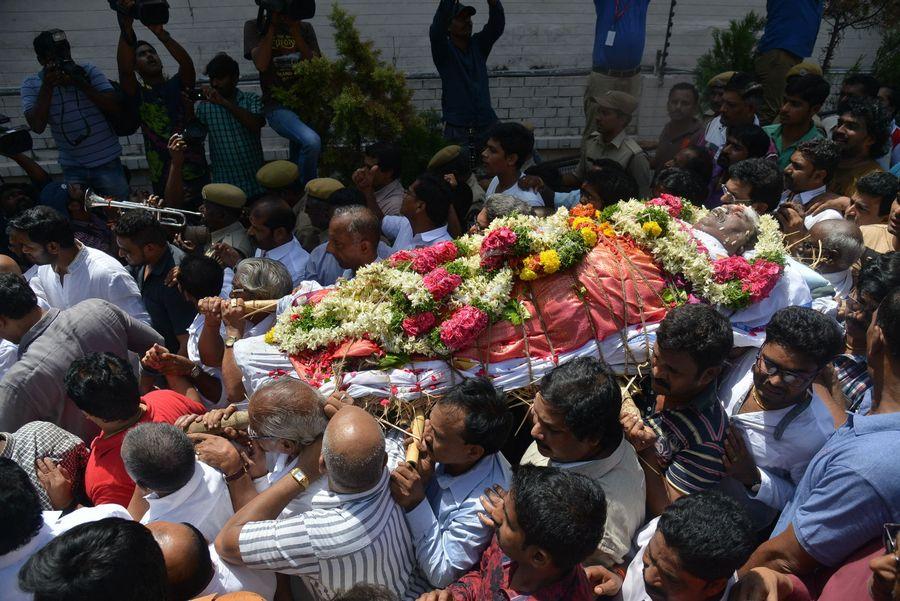 Veteran Director Dasari Narayana Rao Final Journey Photos