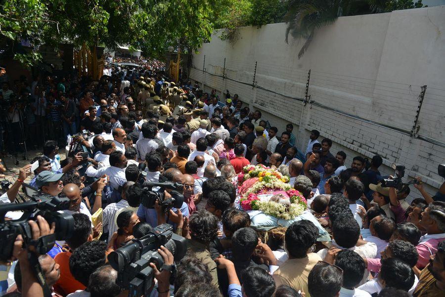 Veteran Director Dasari Narayana Rao Final Journey Photos