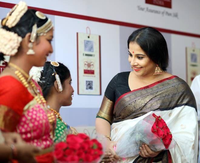 Vidya balan At Silk Mark Expo 2017 Launch