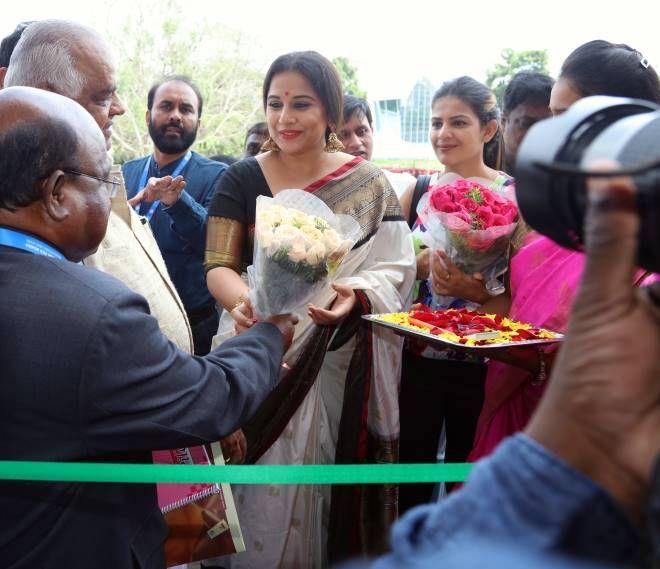 Vidya balan At Silk Mark Expo 2017 Launch