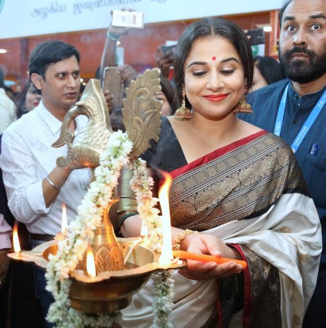 Vidya balan At Silk Mark Expo 2017 Launch