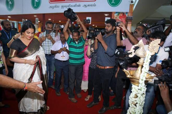 Vidya balan At Silk Mark Expo 2017 Launch