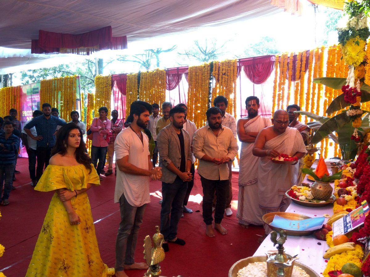 Vijay Devarakonda & Mehreen Pirzada New Movie Launch Photos