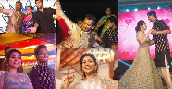 Vishal Sister Wedding Reception Unseen Photos