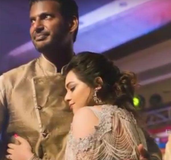 Vishal Sister Wedding Reception Unseen Photos