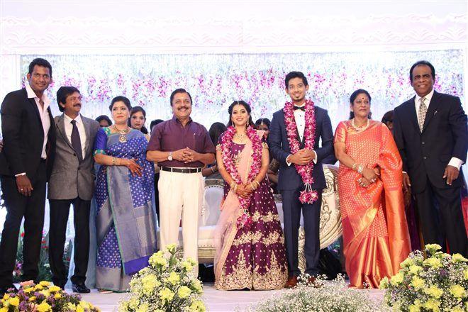 Vishal Sister Wedding Reception Unseen Photos