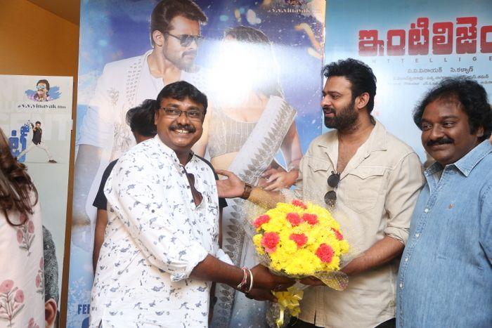 Young Rebel Star Prabhas Launching the First Song from Inttelligent Movie