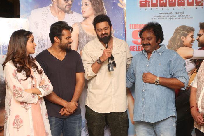 Young Rebel Star Prabhas Launching the First Song from Inttelligent Movie