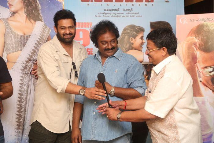 Young Rebel Star Prabhas Launching the First Song from Inttelligent Movie