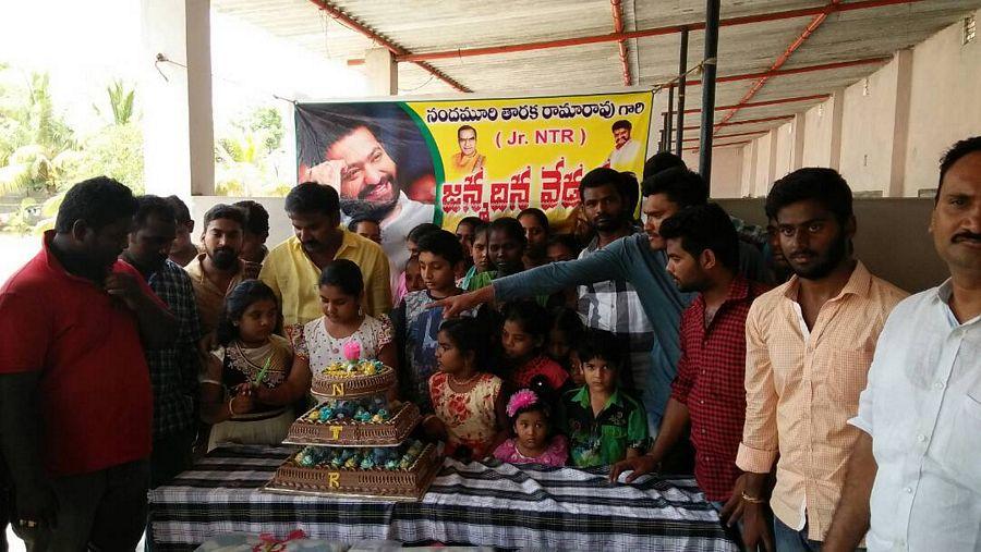 Young Tiger NTR Fans Birthday Celebration Photos