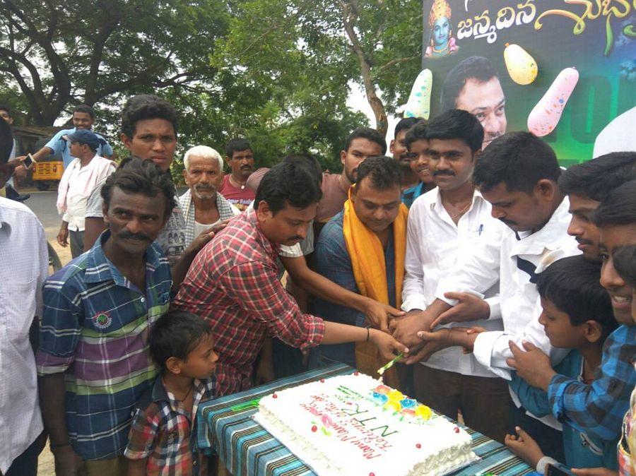 Young Tiger NTR Fans Birthday Celebration Photos