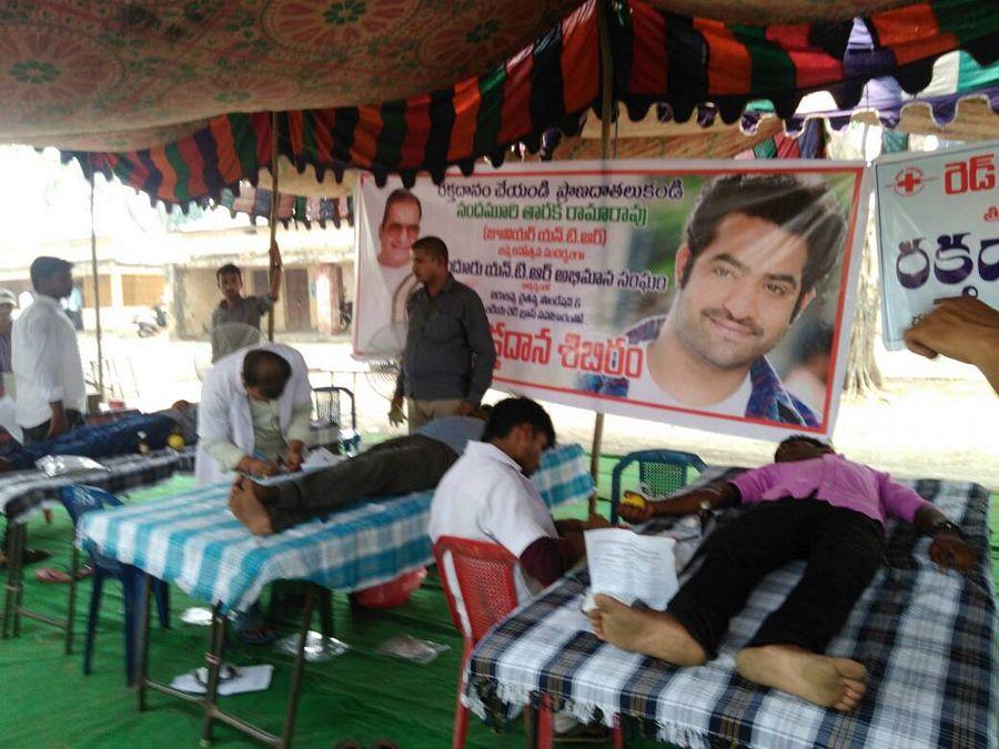 Young Tiger NTR Fans Birthday Celebration Photos