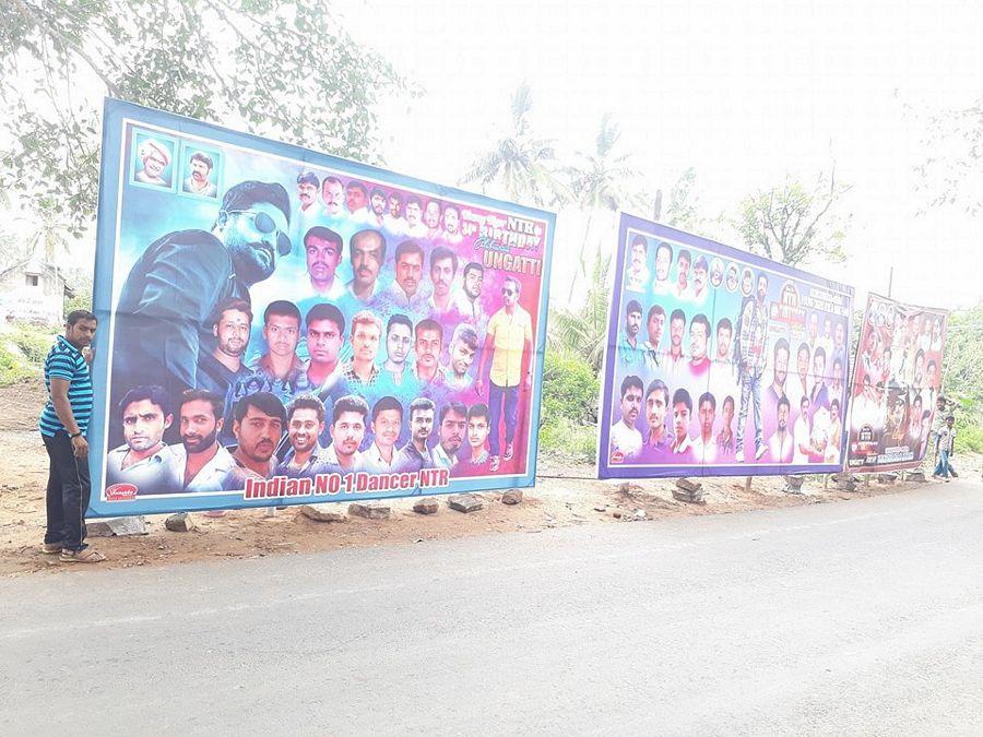 Young Tiger NTR Fans Birthday Celebration Photos