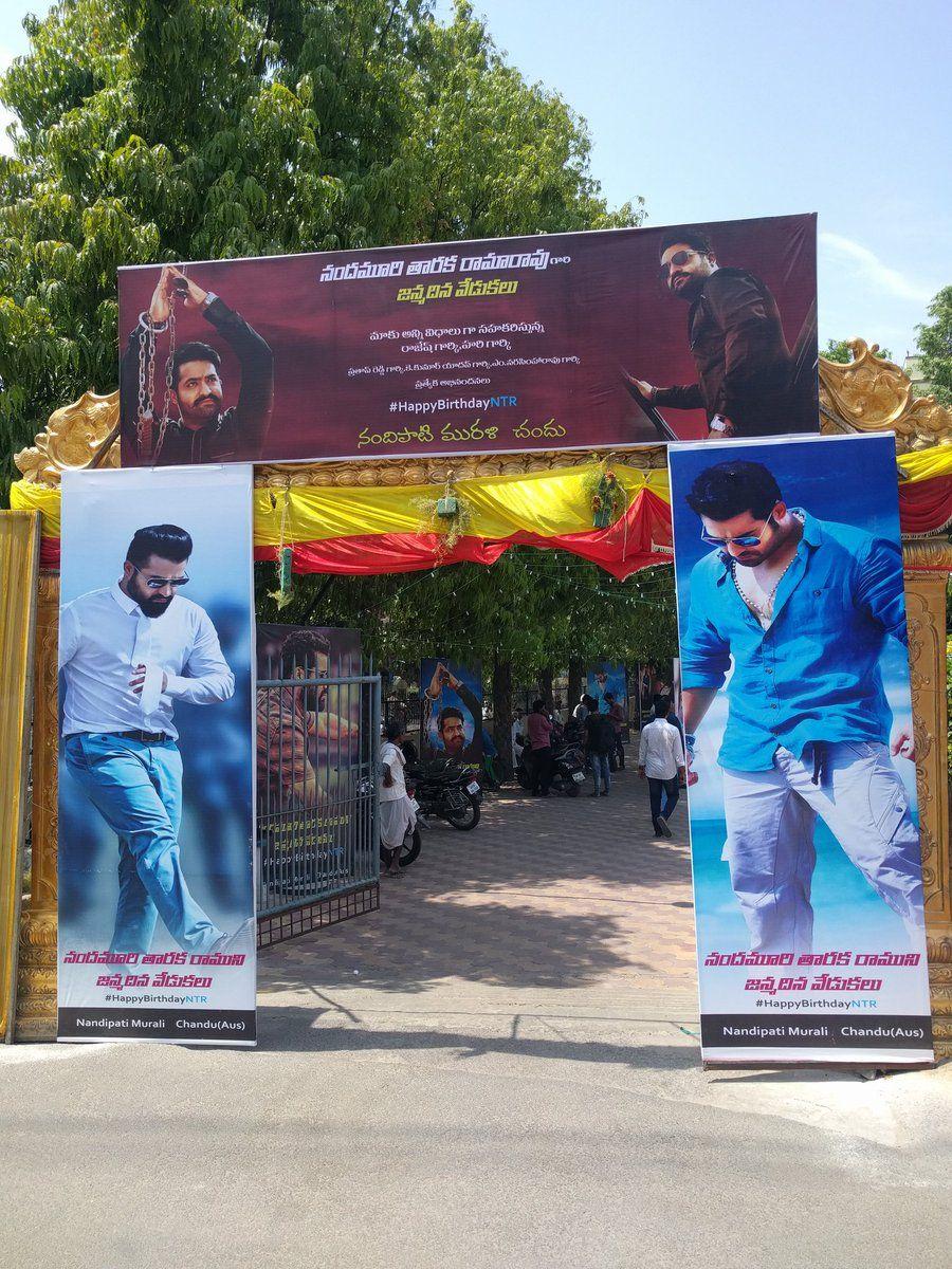 Young Tiger NTR Fans Birthday Celebration Photos