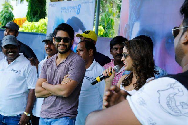 Yuddham Sharanam Movie Team Stills At GIET College In Vizag