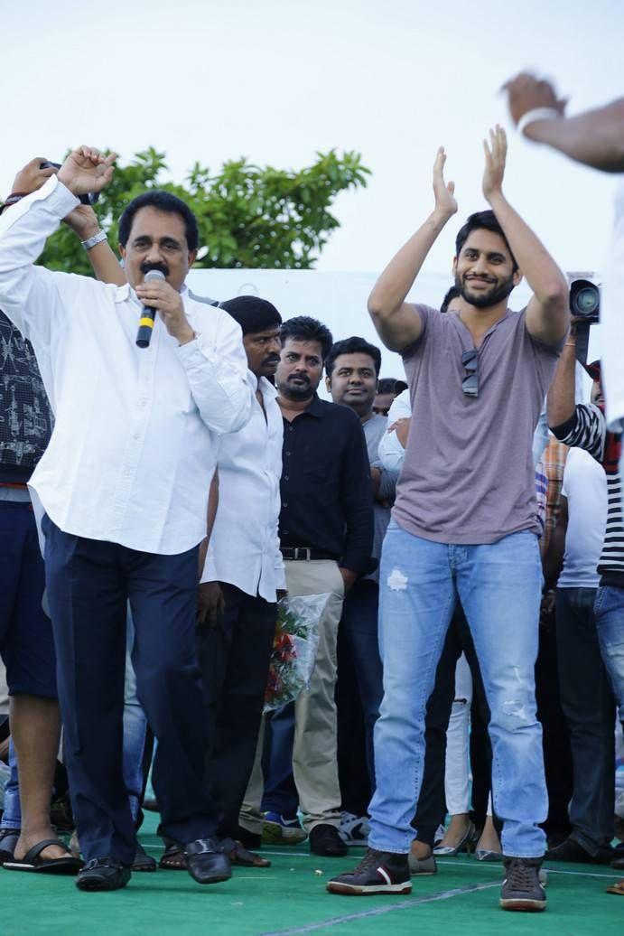 Yuddham Sharanam Movie Team Stills At GIET College In Vizag