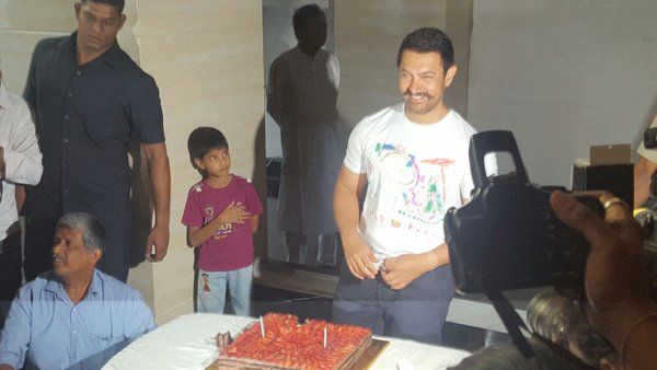 Aamir Khan Birthday Celebrations Photos