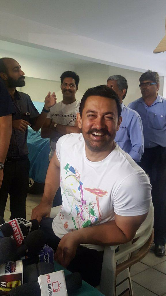 Aamir Khan Birthday Celebrations Photos